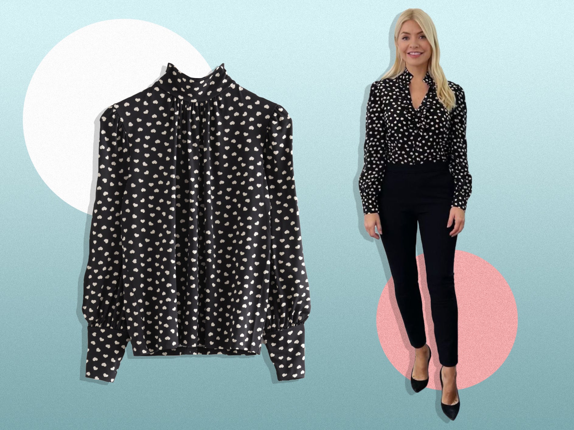 Black and white polka dot shirt outfit store